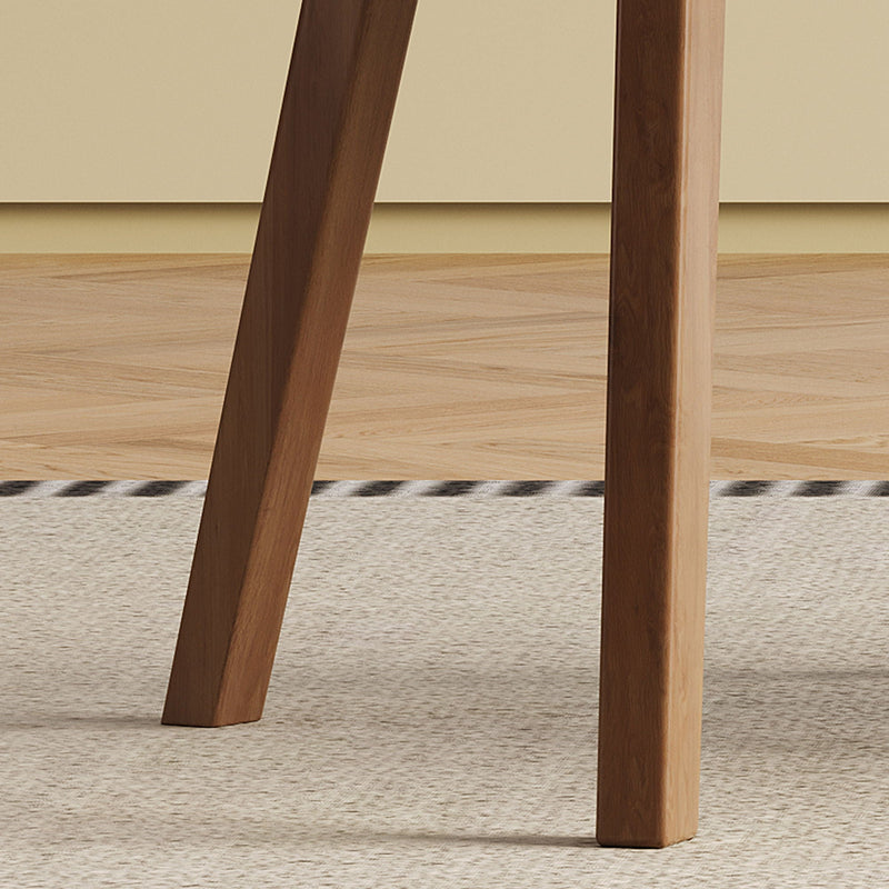 Dining Chair (Set of 2) - White / Deep Walnut, photo 7 of 11