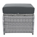 Outdoor Furniture Set Patio Rattan with Recliners and Tables