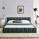 Modern Platform Bed Frame With Thick Fabric by Unique Piece Furniture