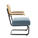 Accent Chair - Modern Industrial Slant Armchair with Metal Frame - Premium High Density Soft Single chair for Living Room Bedroom