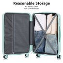 3 Pieces Set 20" / 24" / 28" Spinner Wheel Luggage With Combination Lock by HouseOfZazla