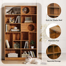 Modern 2 in 1 Wood Bookshelf Cat House