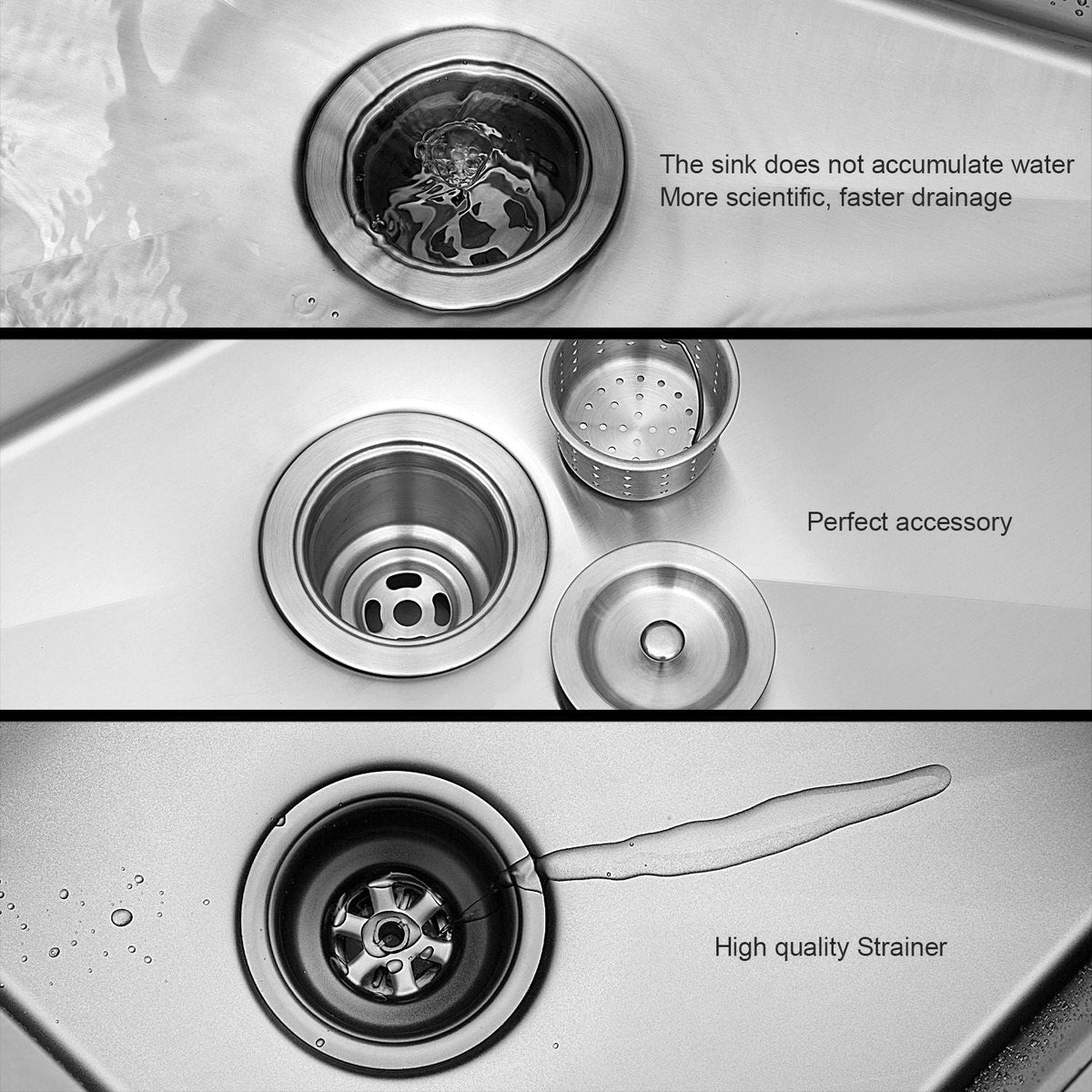 Undermount Stainless Steel Kitchen Sink, Deep Single Bowl Basin, photo 18 of 29