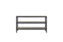 Console Table With Insets - Black