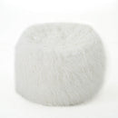 Mahin - Rounded 5 Foot Bean Bag Cozy Modern Design - White by Unique Piece Furniture