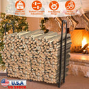 Firewood Log Rack for Home Use Heavy Duty Wood Storage by LJGDeals