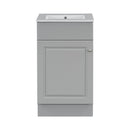 Bathroom Vanity With Sink, Cabinet With Adjustable Shelf by HouseOfZazla