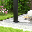 Louver Pergola Steel Louvers & Frame - Black by Unique Piece Furniture