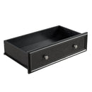 Modern 5-Drawer Black Dresser for Living Room Storage by HouseOfZazla