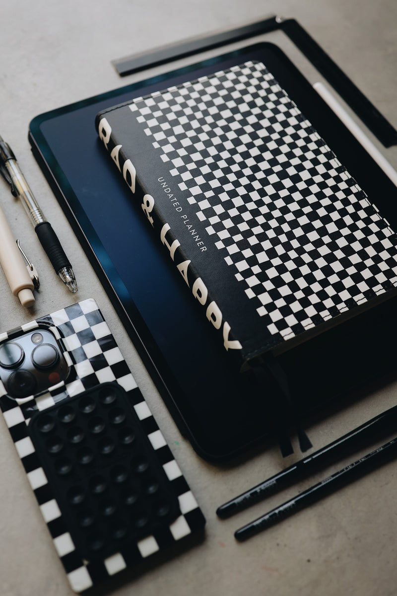 5x8 Undated Planner - Checkers Edition