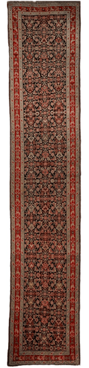 3’4” x 17’ Karabkah Antique Caucasian Wool on Wool Runner