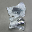 ALLEGION Commercial Door Lock Sz 33" L Blue & Silver ED99.106055