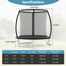 8FT Outdoor Heavy-Duty Recreational Trampoline by LJGDeals