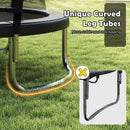 8FT Outdoor Heavy-Duty Recreational Trampoline by LJGDeals