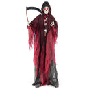 8 Feet Halloween Standing Grim Reaper with Terrifying Sounds and Lighted Eyes by LJGDeals