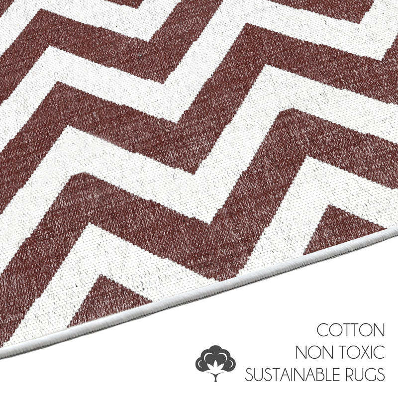 Sussexhome Traverse Collection 2 x 3 Foot Heavy Duty Low Pile  Landing Rug Runner