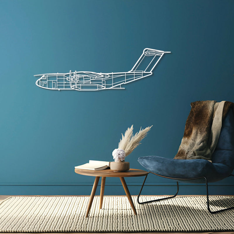 A400M Atlas Metal Aircraft Wall Art - NCP0256