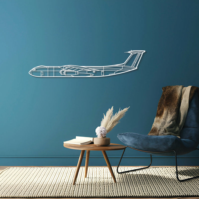 C-141 Starlifter Metal Aircraft Wall Art - NCP0041