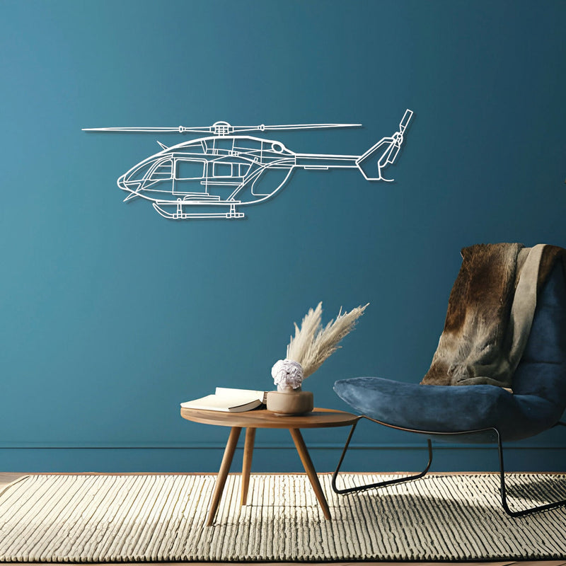 EC-145 Metal Aircraft Wall Art - NCP0220