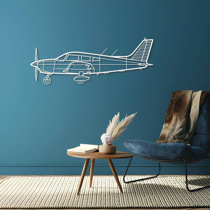 PA-28 Metal Aircraft Wall Art - NCP0238