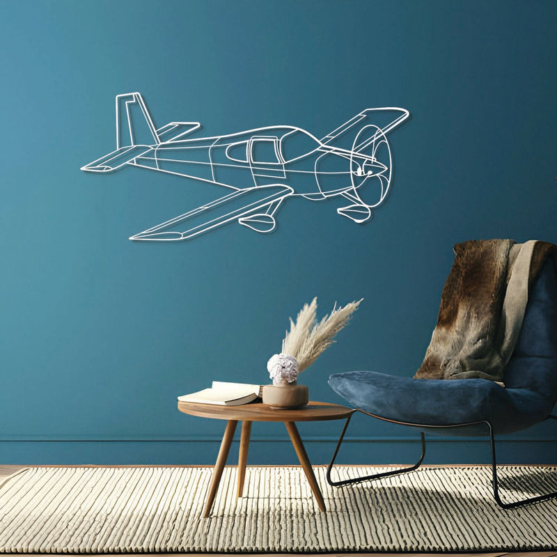 RV-10 Angle Metal Aircraft Wall Art - NCP0442