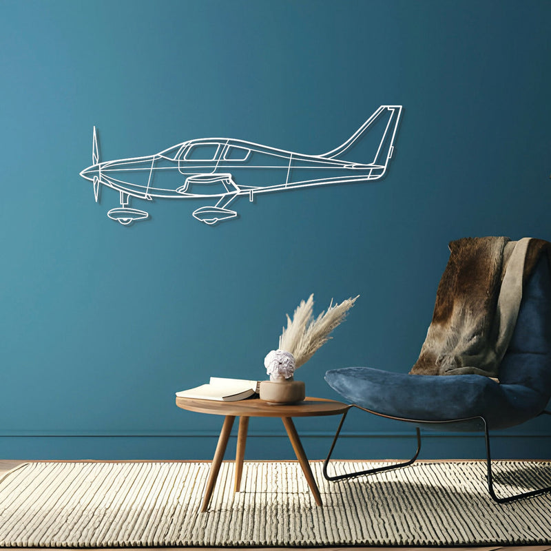 Columbia 350 Metal Aircraft Wall Art - NCP0269