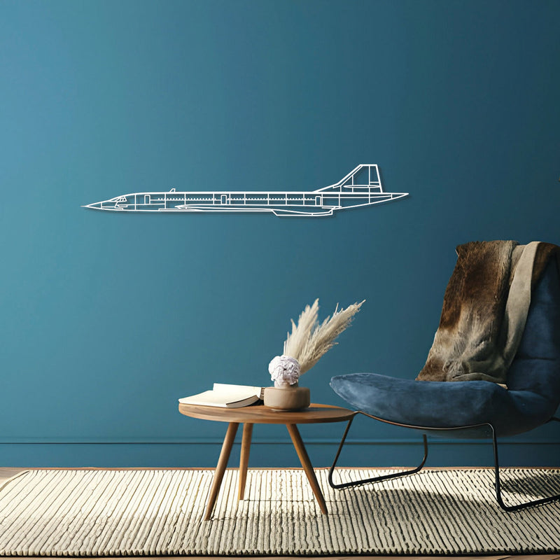 Concorde Metal Aircraft Wall Art - NCP0053