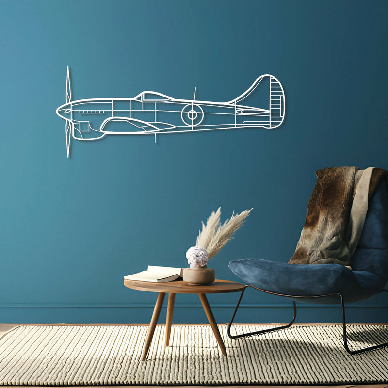 Tempest Metal Aircraft Wall Art - NCP0350