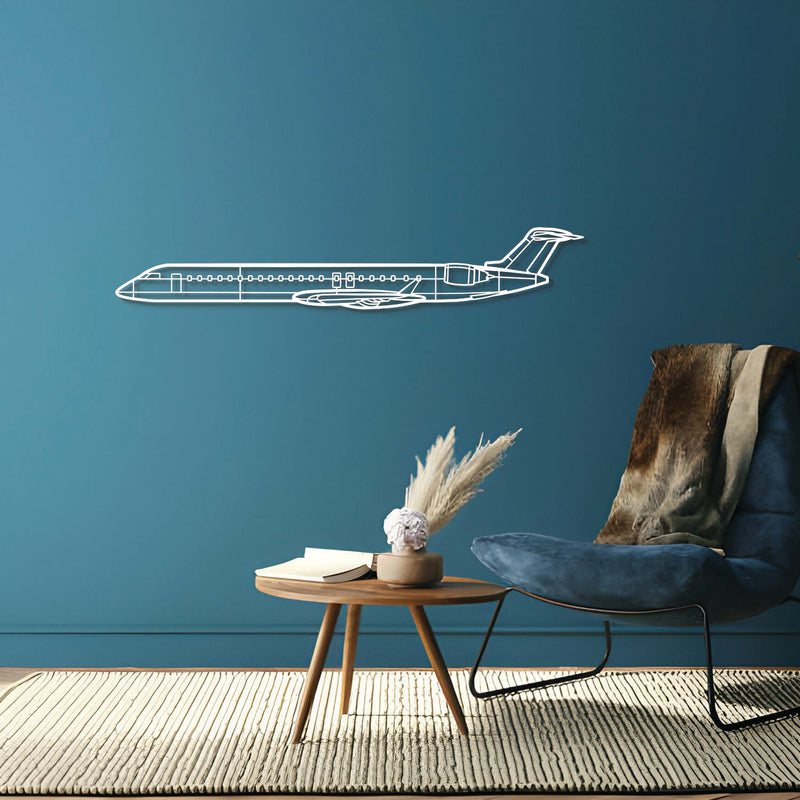 CRJ900 Metal Aircraft Wall Art - NCP0054