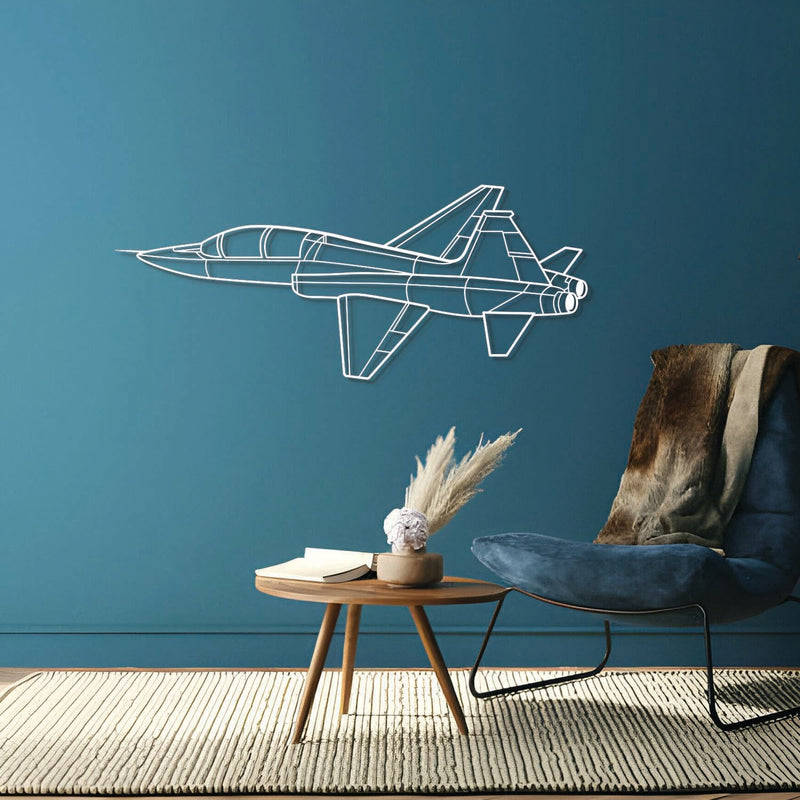 T-38C Talon Angle Metal Aircraft Wall Art - NCP0496