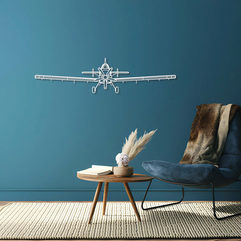 AT-802 Front Metal Aircraft Wall Art - NCP0259