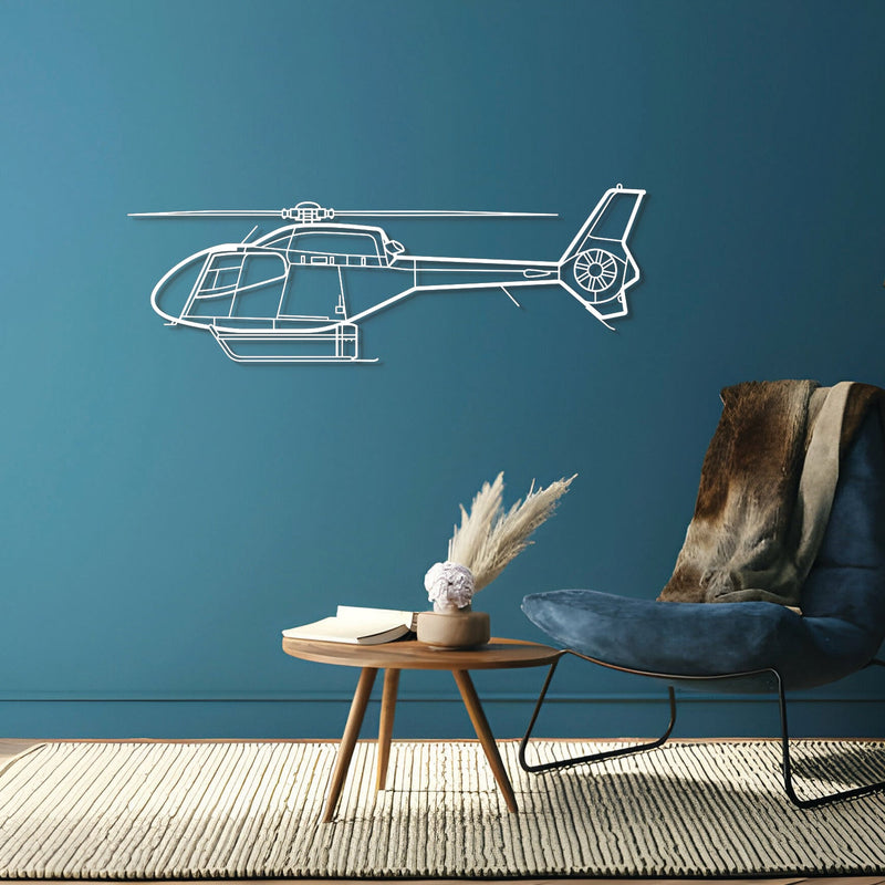 EC120 Metal Aircraft Wall Art - NCP0064