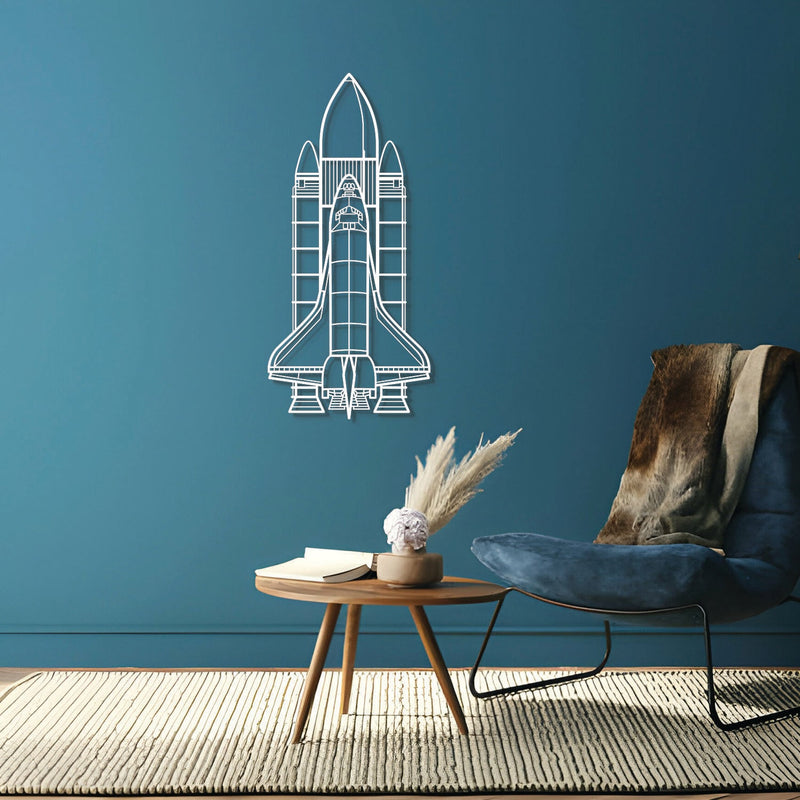 Space System Metal Aircraft Wall Art - NCP0128