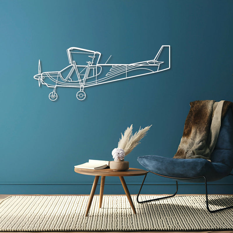 STOL CH 750 Metal Aircraft Wall Art - NCP0298