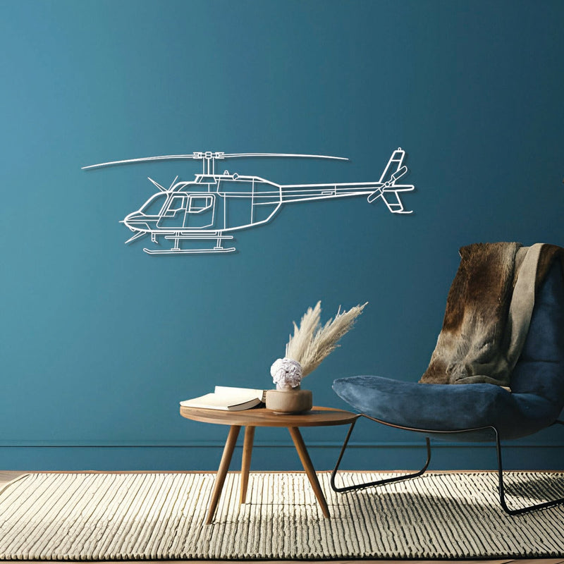 206 Metal Aircraft Wall Art - NCP0455