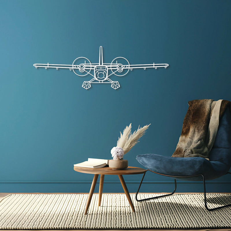 DHC-6 Twin Otter Metal Aircraft Wall Art - NCP0060