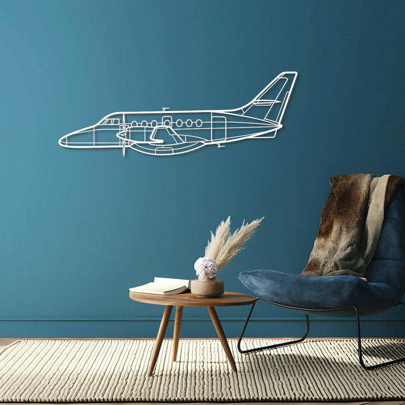 Jetstream 32 Metal Aircraft Wall Art - NCP0332