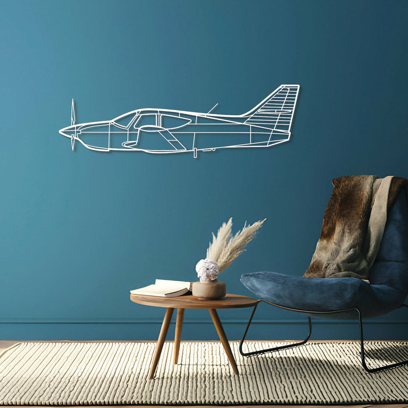 Commander 114B Metal Aircraft Wall Art - NCP0373