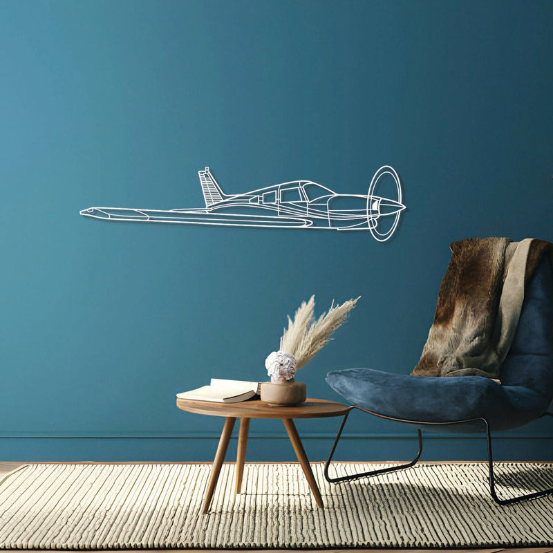 Turbo Arrow 3 Angle Metal Aircraft Wall Art - NCP0498