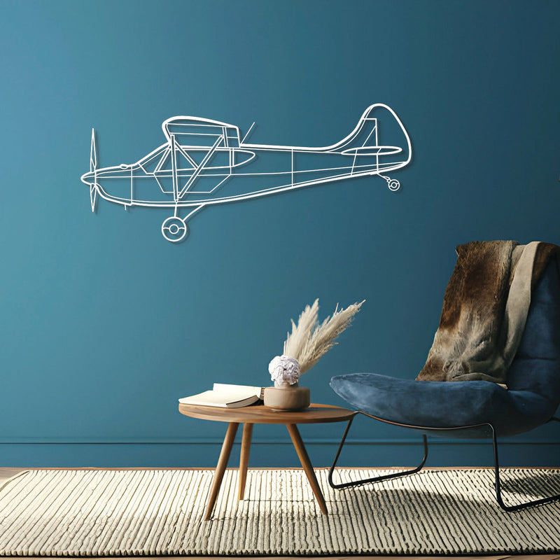 Savage Cruiser Metal Aircraft Wall Art - NCP0343