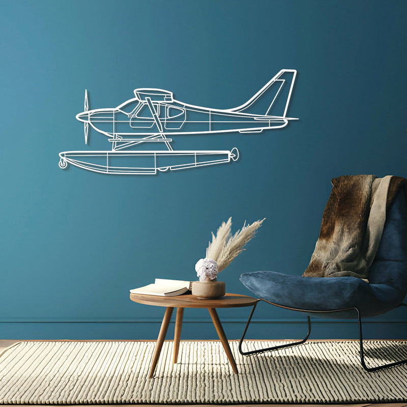 Sportsman 2+2 Metal Aircraft Wall Art - NCP0345