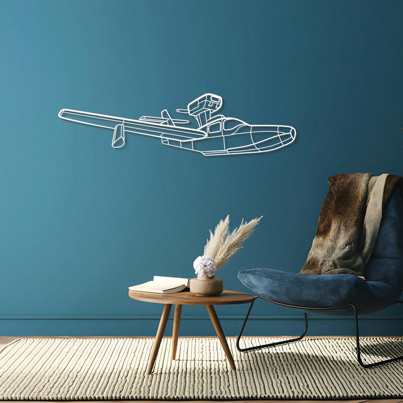 270 Turbo Renegade Metal Aircraft Wall Art - NCP0403