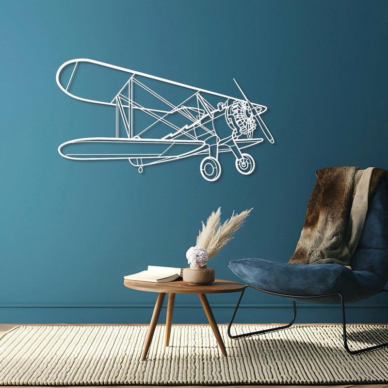 Model 75 Metal Aircraft Wall Art - NCP0108