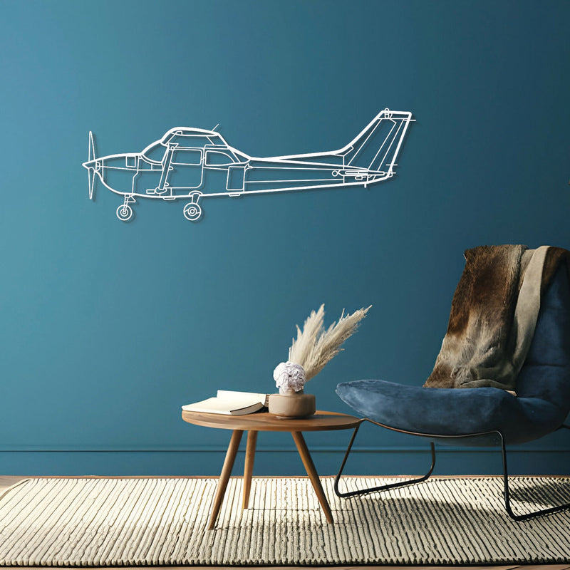 Skyhawk 172 Metal Aircraft Wall Art - NCP0126