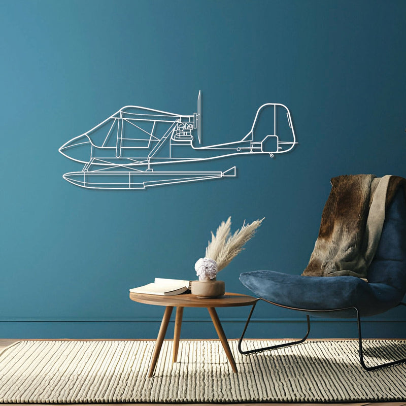 Challanger Metal Aircraft Wall Art - NCP0470