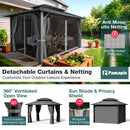Aera Permanent 10'x12' Hardtop Gazebo