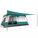 8-10 Person Camping Tent with Double Rooms and 2 Doors by DirectDeals