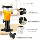 Set of 2 3L Draft Beer Tower Dispenser with LED Lights by LJGDeals