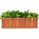 Wooden Decorative Planter Box for Garden Yard and Window by LJGDeals