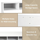 Wall Mounted Floating Computer Table Desk Storage Shelf-White by LJGDeals